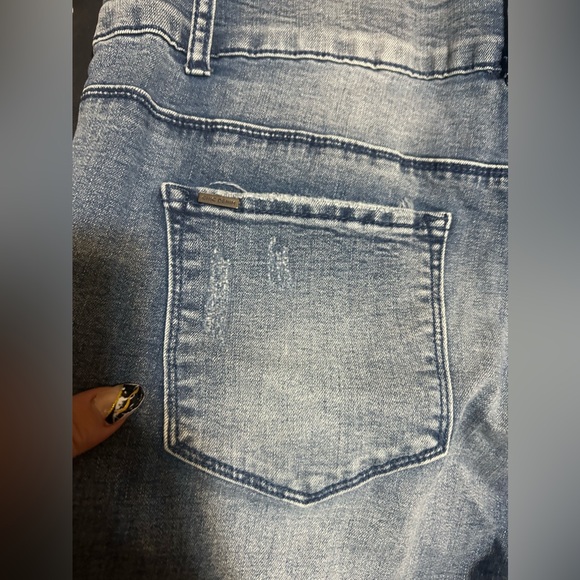 Chic Denim- distressed high rise designed for fit made for addiction-size 14 - Picture 6 of 11